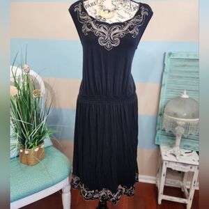 Croft & Barrow Plus Size Sleeveless Black Dress